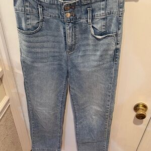 Ann Taylor Light Wash Cropped Jeans